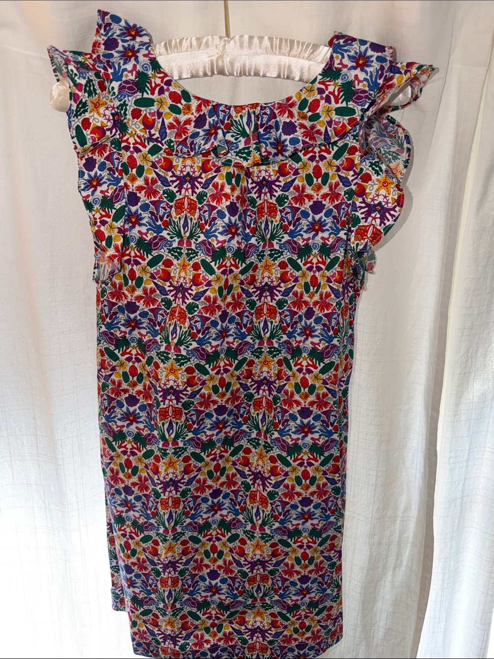 Crewcuts Multicolor Floral Ruffle-Collar Camisole